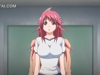 Kulay-rosas buhok anime diva puke fucked laban sa ang