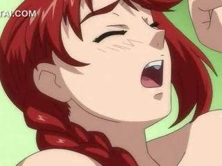 Telanjang si rambut merah anime gadis sekolah meniup johnson dalam enam puluh sembilan