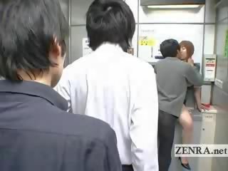 Keista japoniškas post ofisas pasiūlymų krūtinga oralinis x įvertinti video bankomatas