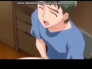 Anime adoleshent adolescent initiates argëtim qij në krevat